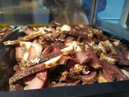 Garlic & Herb Biltong 250g — seasoned